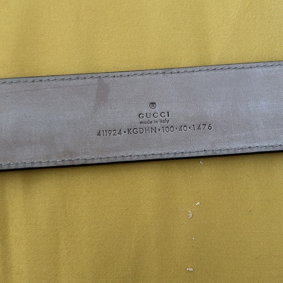 Gucci GG belt 💙🩶💙🩶EUC with box and dust bag - Picture 6 of 11